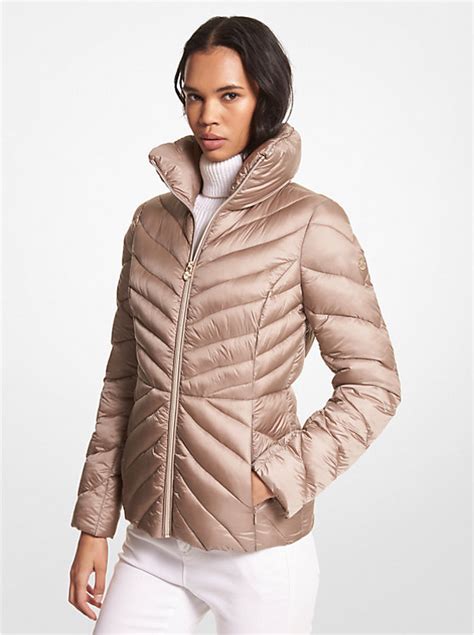 michael kors womens puffer jacket|michael kors reversible puffer jacket.